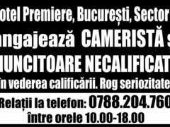 Camerista si muncitoare necalificata